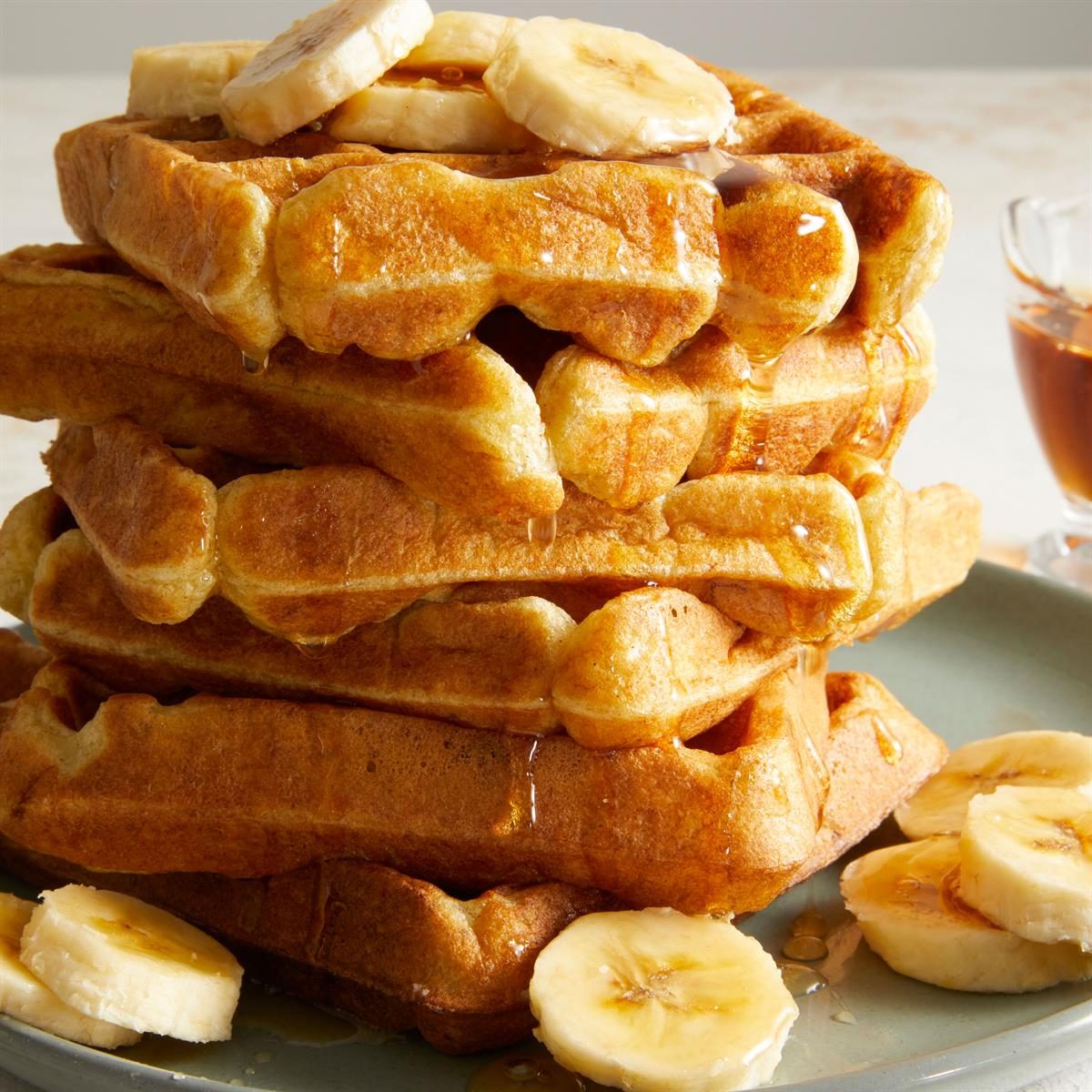 Don't Waste Ripe Bananas: The Best Crispy, Fluffy Waffle Recipe